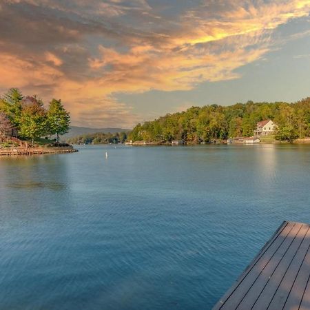 Russell'S Fort At White Oak Point: Historical Cabin On Lake Lure, Luxury, Direct Lake Access! Villa Exterior photo