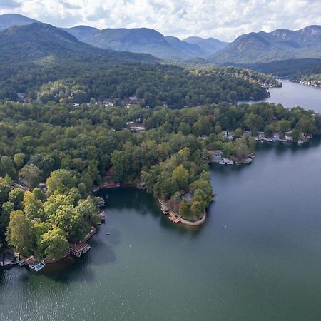 Russell'S Fort At White Oak Point: Historical Cabin On Lake Lure, Luxury, Direct Lake Access! Villa Exterior photo
