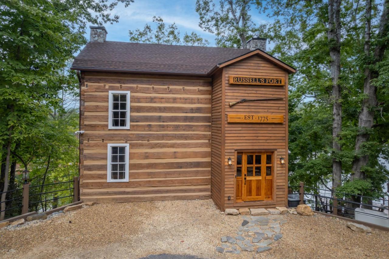 Russell'S Fort At White Oak Point: Historical Cabin On Lake Lure, Luxury, Direct Lake Access! Villa Exterior photo