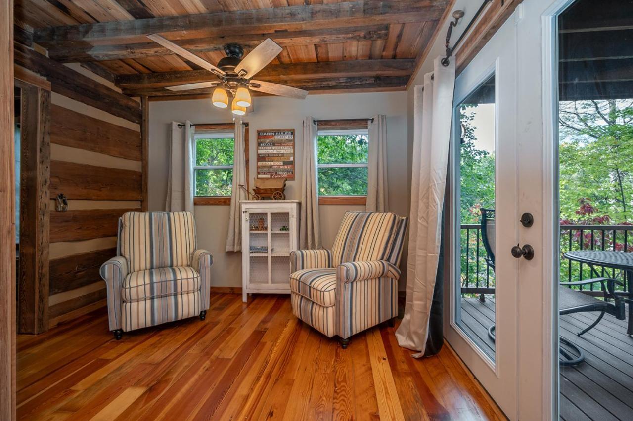 Russell'S Fort At White Oak Point: Historical Cabin On Lake Lure, Luxury, Direct Lake Access! Villa Exterior photo