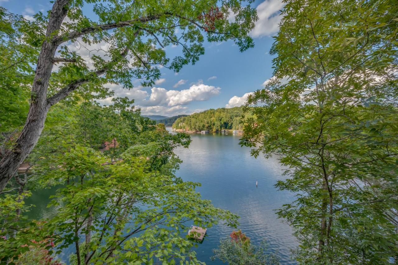 Russell'S Fort At White Oak Point: Historical Cabin On Lake Lure, Luxury, Direct Lake Access! Villa Exterior photo