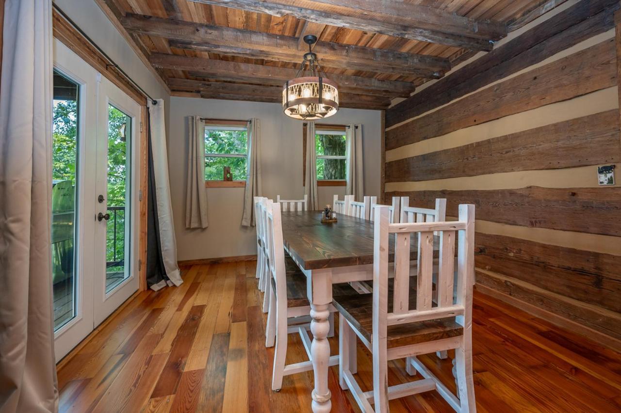 Russell'S Fort At White Oak Point: Historical Cabin On Lake Lure, Luxury, Direct Lake Access! Villa Exterior photo