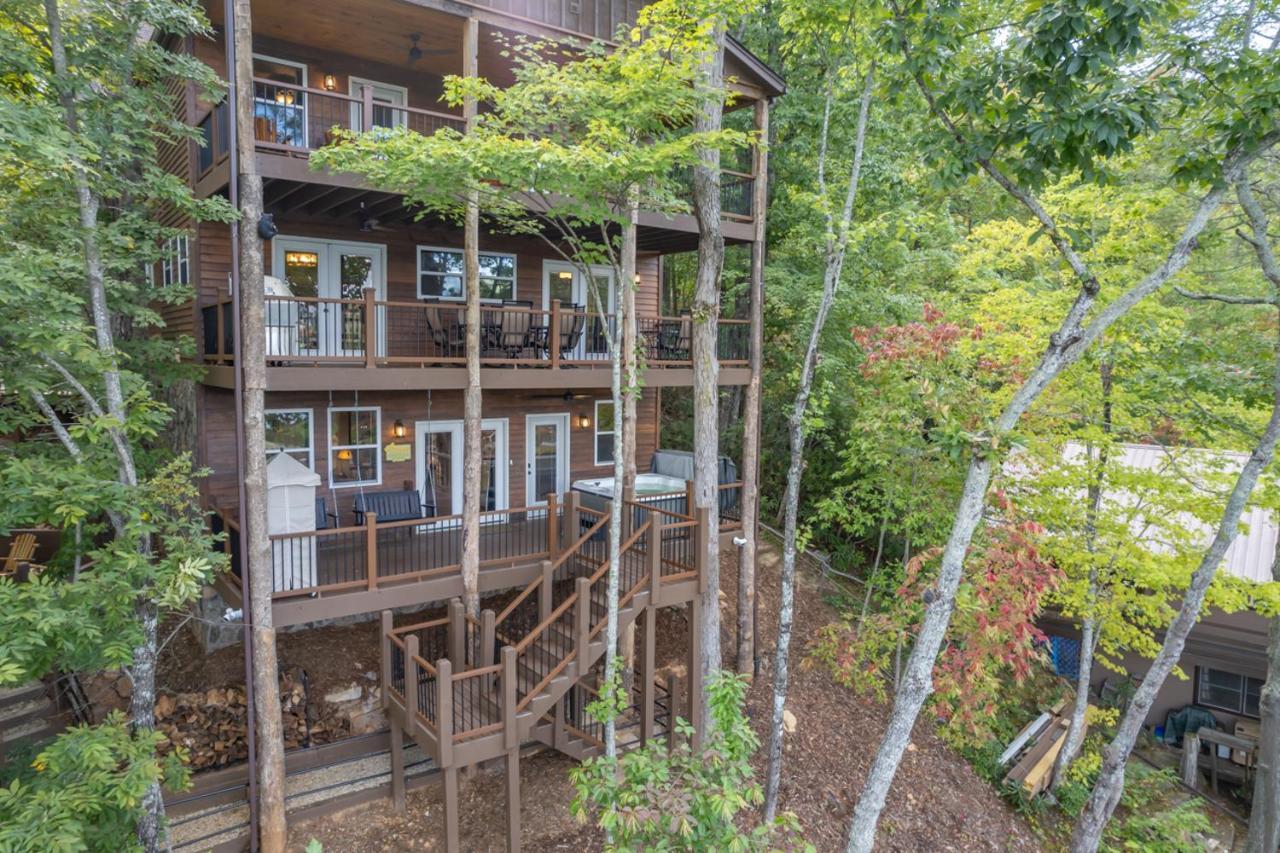 Russell'S Fort At White Oak Point: Historical Cabin On Lake Lure, Luxury, Direct Lake Access! Villa Exterior photo
