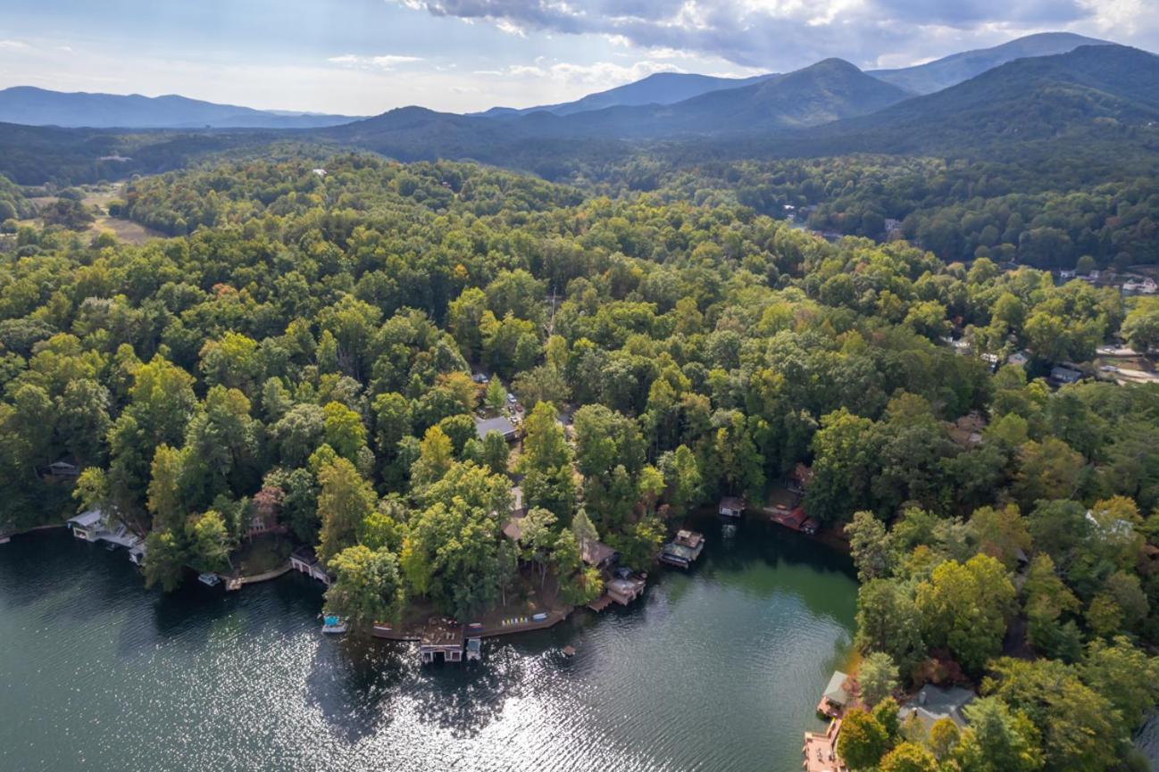 Russell'S Fort At White Oak Point: Historical Cabin On Lake Lure, Luxury, Direct Lake Access! Villa Exterior photo