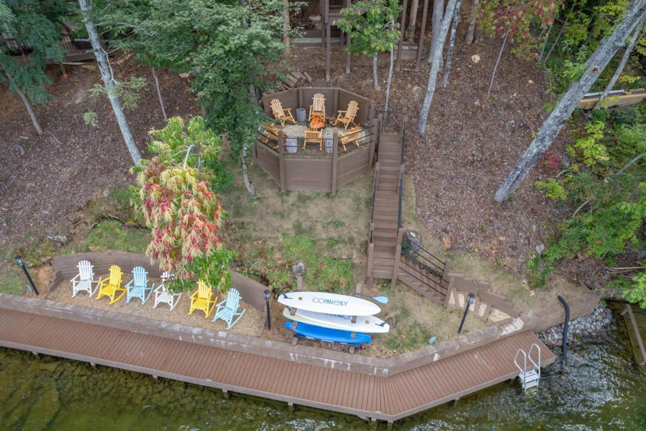 Russell'S Fort At White Oak Point: Historical Cabin On Lake Lure, Luxury, Direct Lake Access! Villa Exterior photo